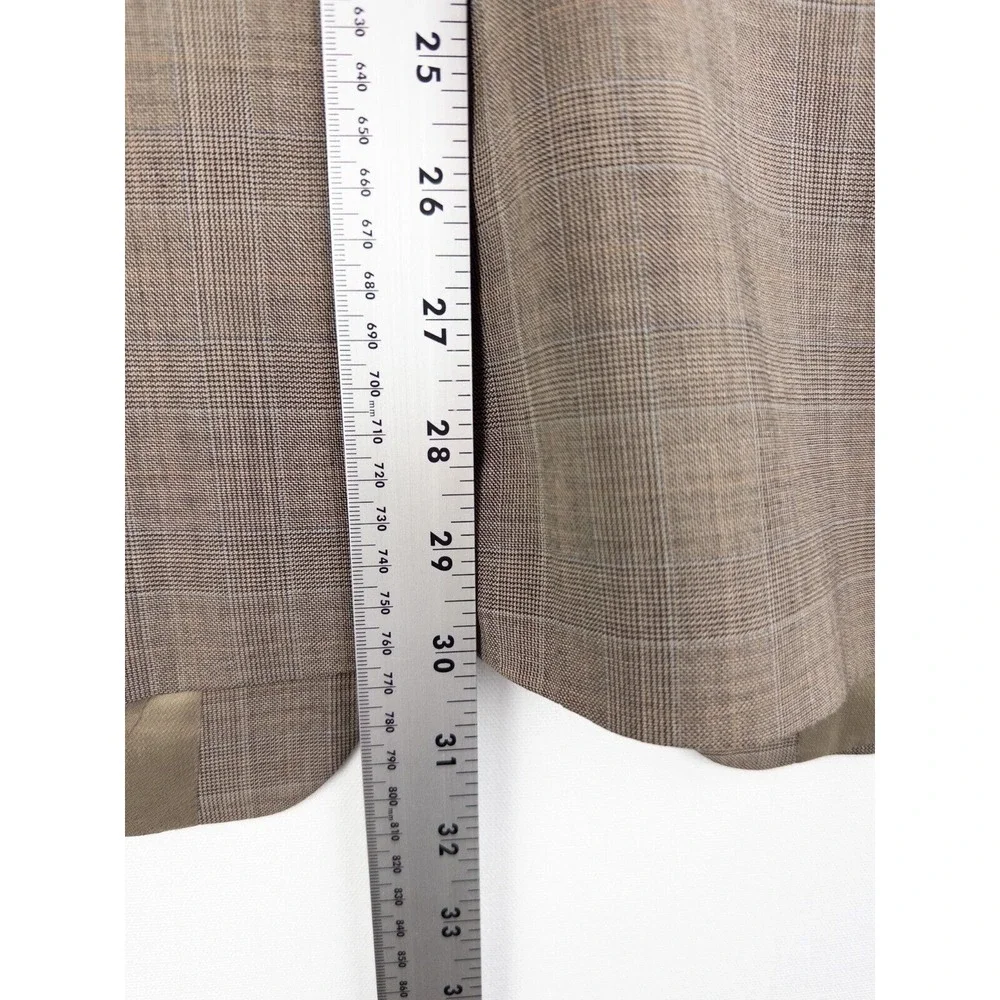 LRL Ralph Lauren Blazer Mens 40L Houndstooth 100% Wool Single Breasted 2 Button‎